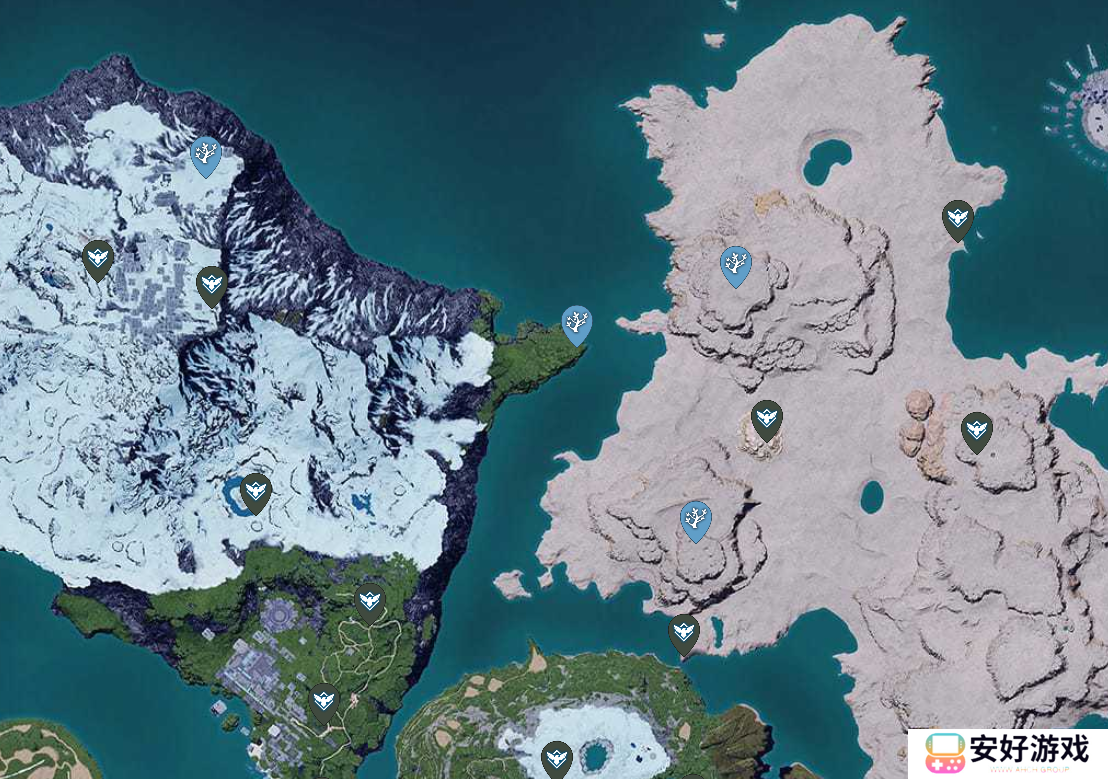 幻兽帕鲁传送点位置图 幻兽帕鲁技能树位置攻略