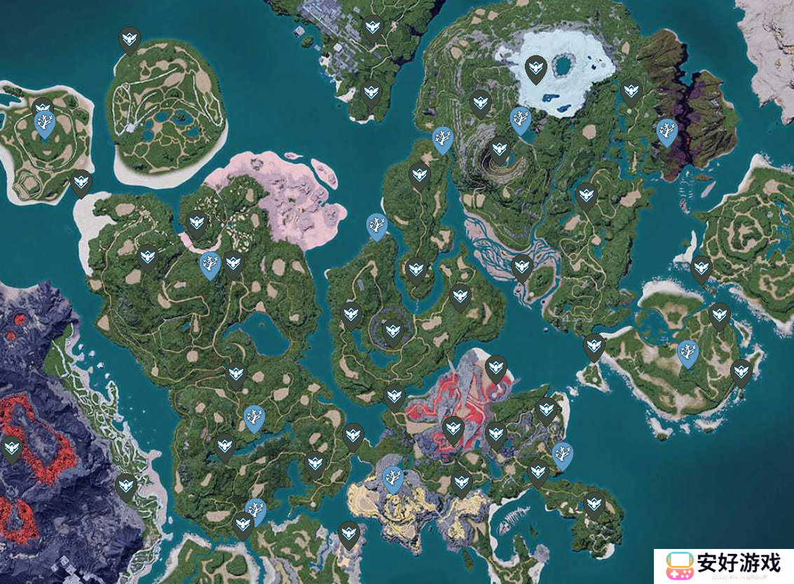 幻兽帕鲁传送点位置图 幻兽帕鲁技能树位置攻略