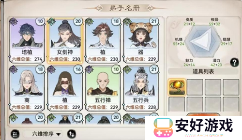 最强祖师挑选战斗弟子时六维的影响讲解