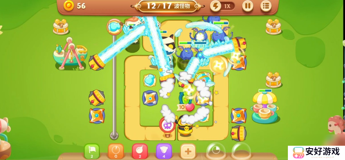 保卫萝卜3公园16关攻略