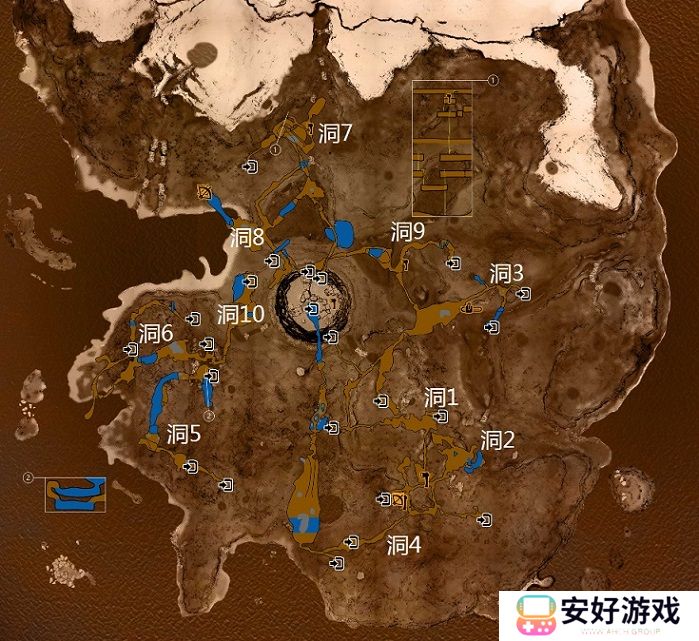 2023森林游戏地图大全汇总 森林大地图洞穴地图汇总