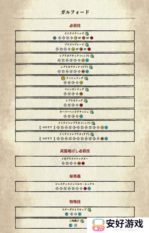 侍魂晓全角色出招表 侍魂晓手机版出招表