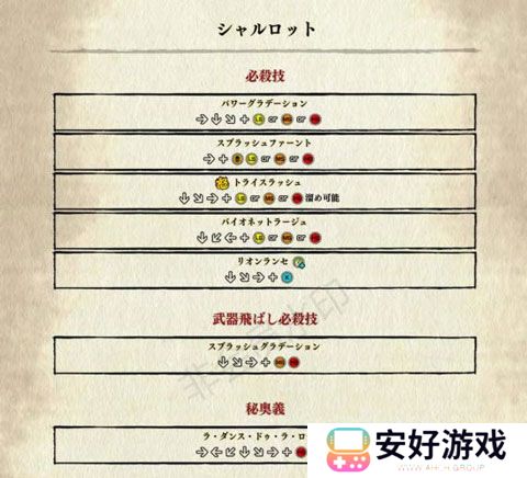 侍魂晓全角色出招表 侍魂晓手机版出招表