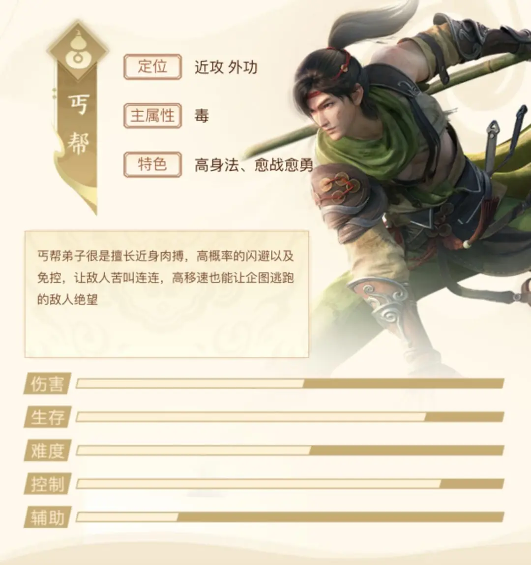 新天龙八部丐帮详细介绍