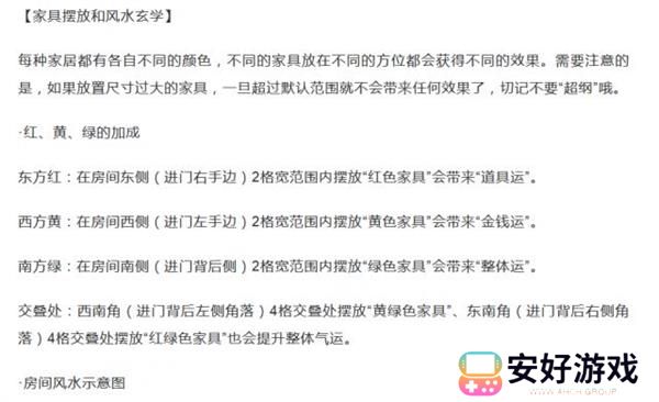 《集合啦动物森友会》家具摆放图分享