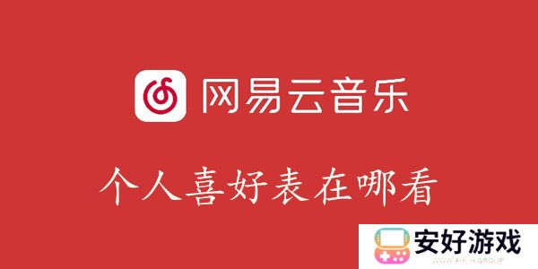 网易云音乐个人喜好表在哪看