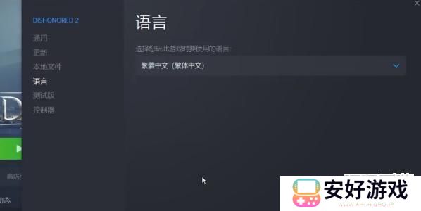 耻辱终极版怎么设置中文