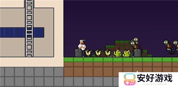 横板像素植物大战僵尸