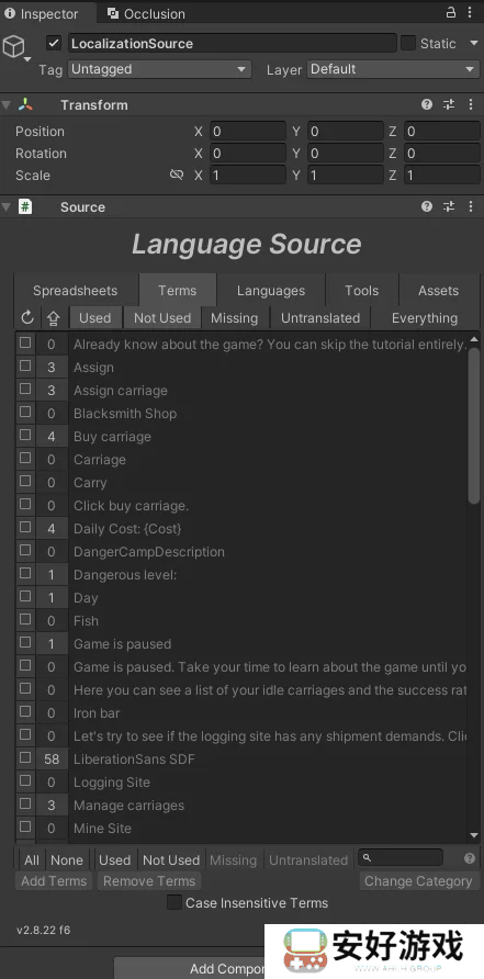Unity本地化工作截图