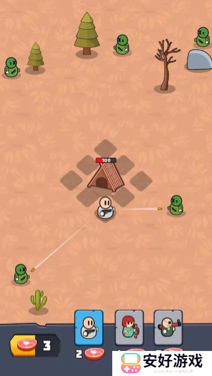 基地防御：僵尸生存