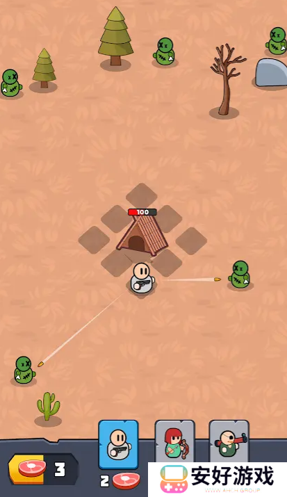 基地防御：僵尸生存