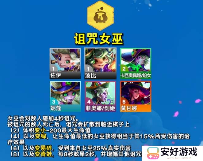 云顶之弈s12诅咒女巫羁绊介绍