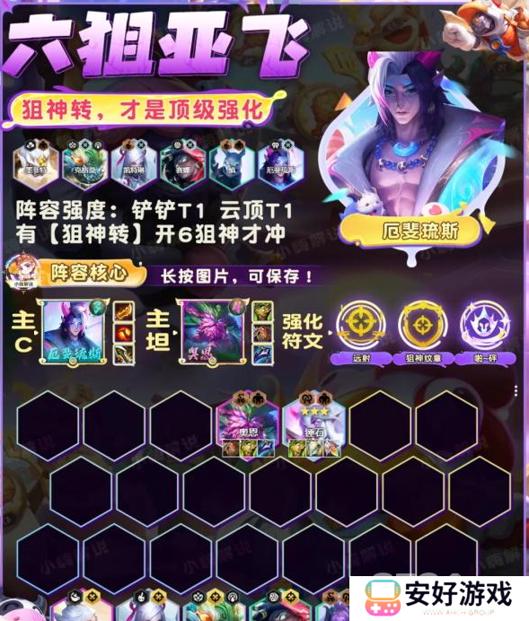 金铲铲之战六狙亚飞实战攻略分享 六狙亚飞运营技巧一览