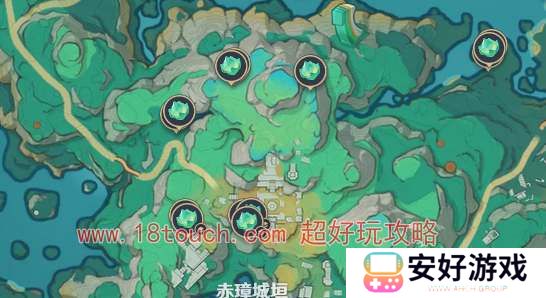 原神清水玉采集分布图一览